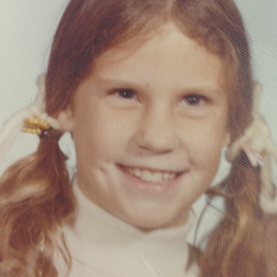 Childhood photo of Jacque Anthony.