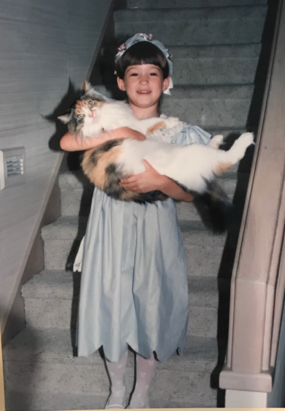Childhood photo of Jessie Bryan.