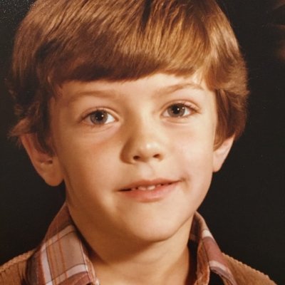 Childhood photo of Lyle Core.