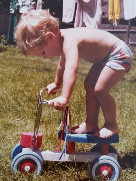 Childhood photo of Zach Sarner.