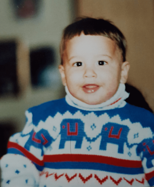 Childhood photo of Jesse Guidry.