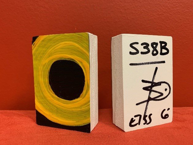 Colorful block with a code sent to BrandFuel clients