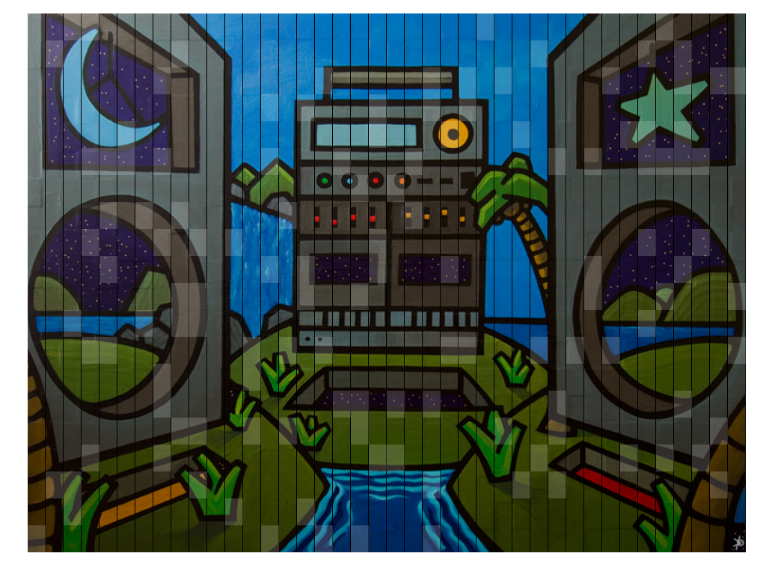 Digital version of the cassette players BrandFuel clients can interact with.