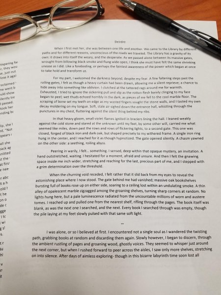 A full page of writing by Blake.